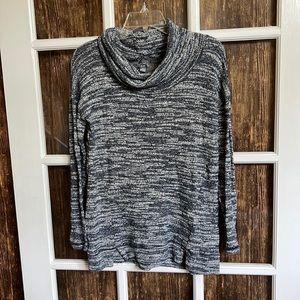 ✨Aerie Heather Blue Cowl Neck Sweater Size: XS